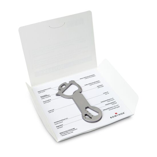 Key Tool in einem „Happy Father's Day“-Mäppchen inkl. Funktionsbeschreibung. „An die Werkzeuge, fertig, los“!