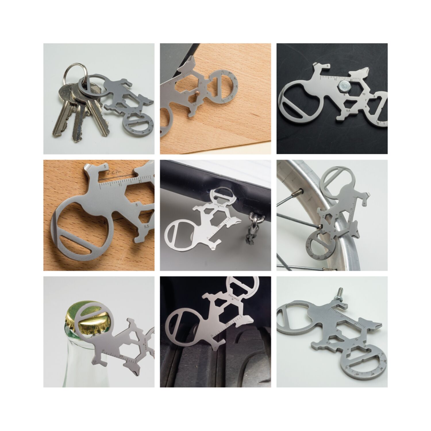 Key Tool in einem „Happy Father's Day“-Mäppchen inkl. Funktionsbeschreibung. „An die Werkzeuge, fertig, los“!