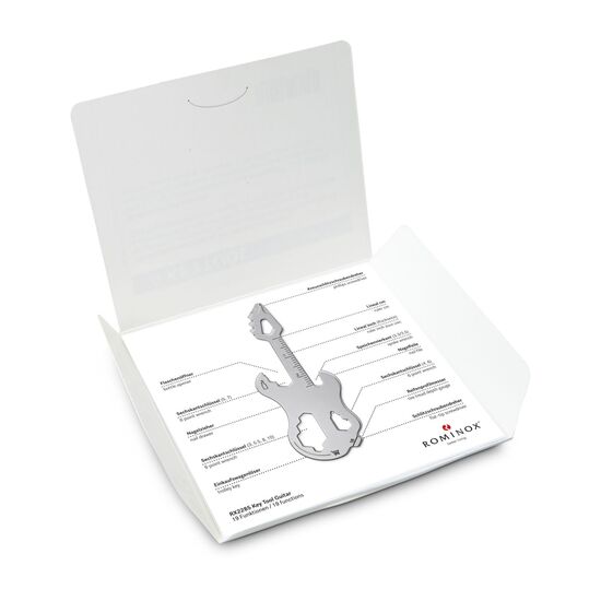 Key Tool in einem „Super Dad”-Mäppchen inkl. Funktionsbeschreibung. „An die Werkzeuge, fertig, los“!