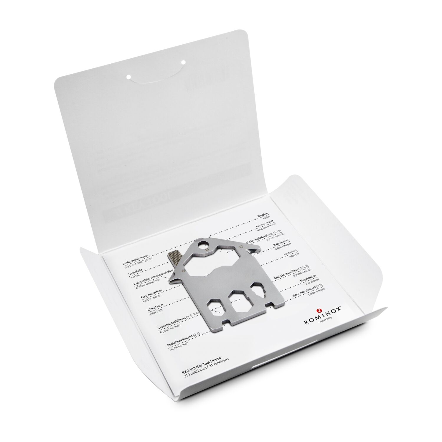 Key Tool in einem „Frohe Ostern Hase”-Mäppchen inkl. Funktionsbeschreibung. „An die Werkzeuge, fertig, los“!