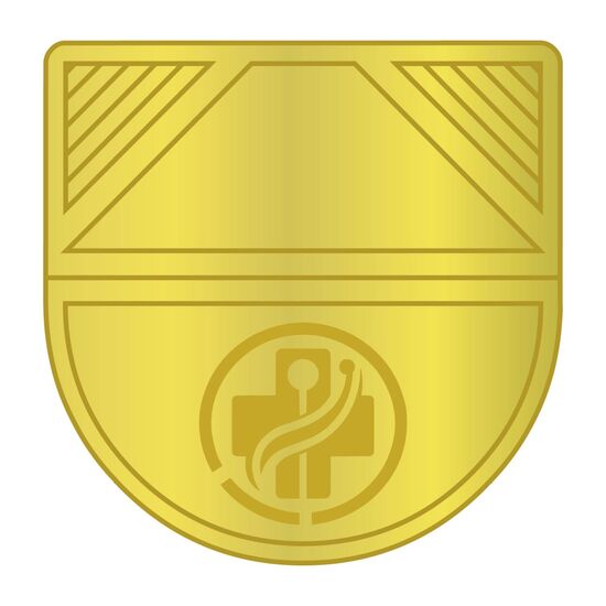 Eckenklammer Corner Snap in Gold (optional in Pantone-Farbe), Büroklammer für zuverlässige Heftung von bis zu 10 Seiten