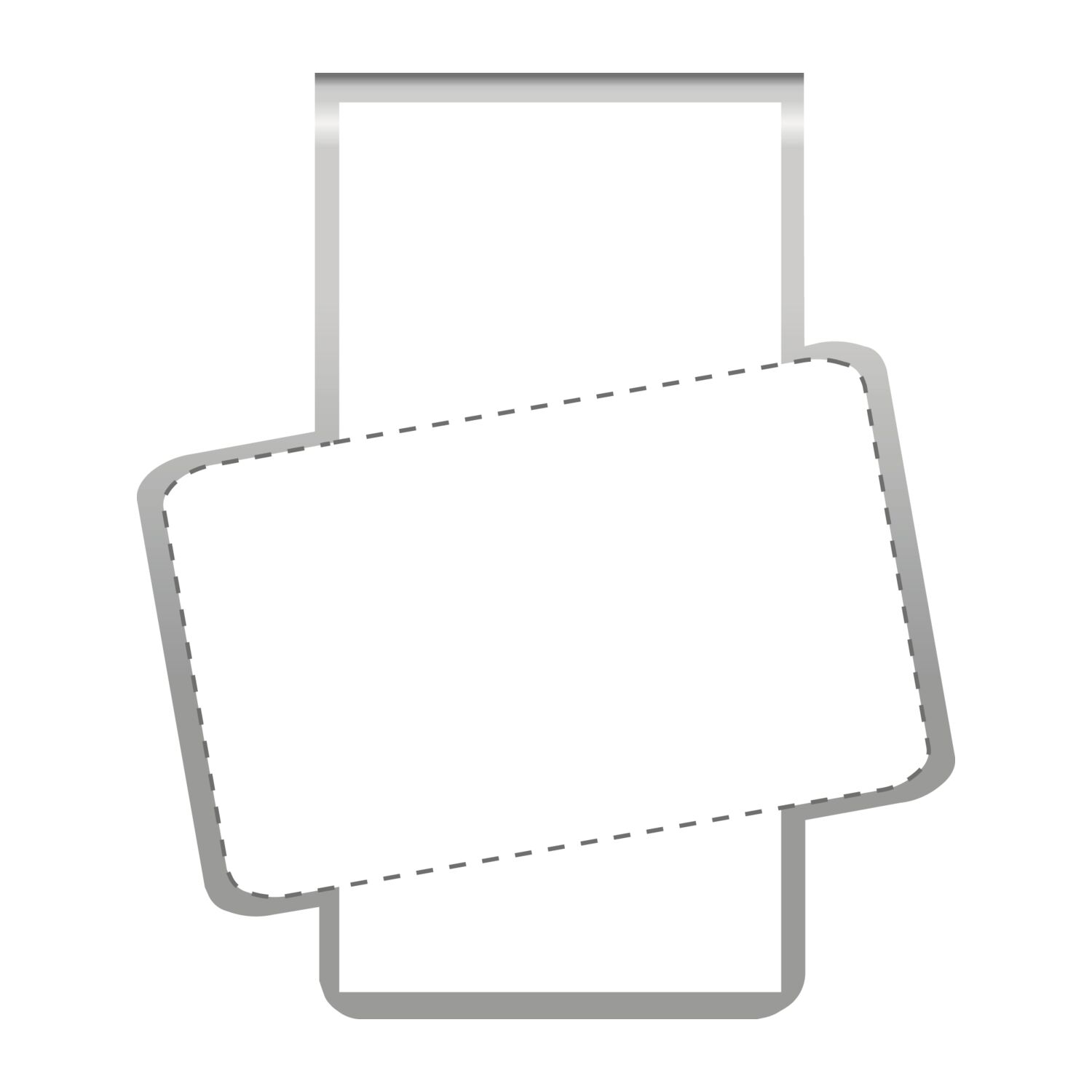 Mehrweg-Büroklammer Shape Clip, 9 Varianten, ideal für das Zusammenhalten von Dokumenten, bis zu 18 Seiten Klemmkraft