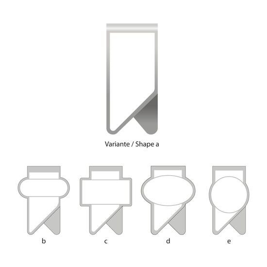 Mehrweg-Büroklammer X Clip, 5 Varianten, für eine geordnete Ablage Ihrer Dokumente, bis zu 12 Seiten Klemmkraft