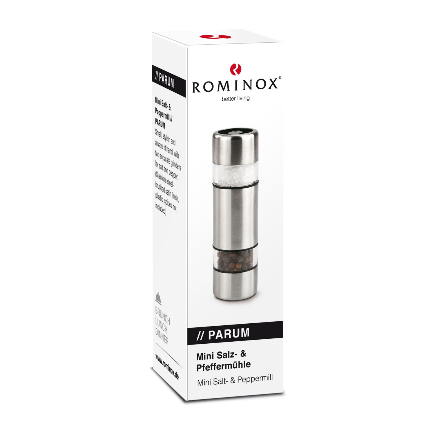 ROMINOX® Mini Salz- & Pfeffermühle // Parum