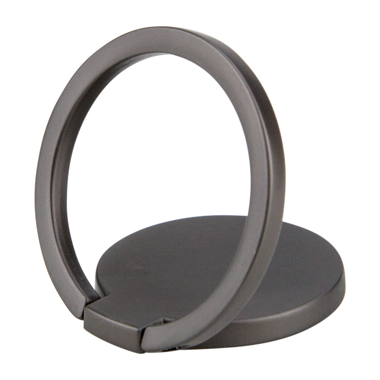 3in1 Handy Ring: Fingerhalterung, Ständer für Smartphones, Aufsatz für magnetische Autohalterung dank Metallkern (Metall)