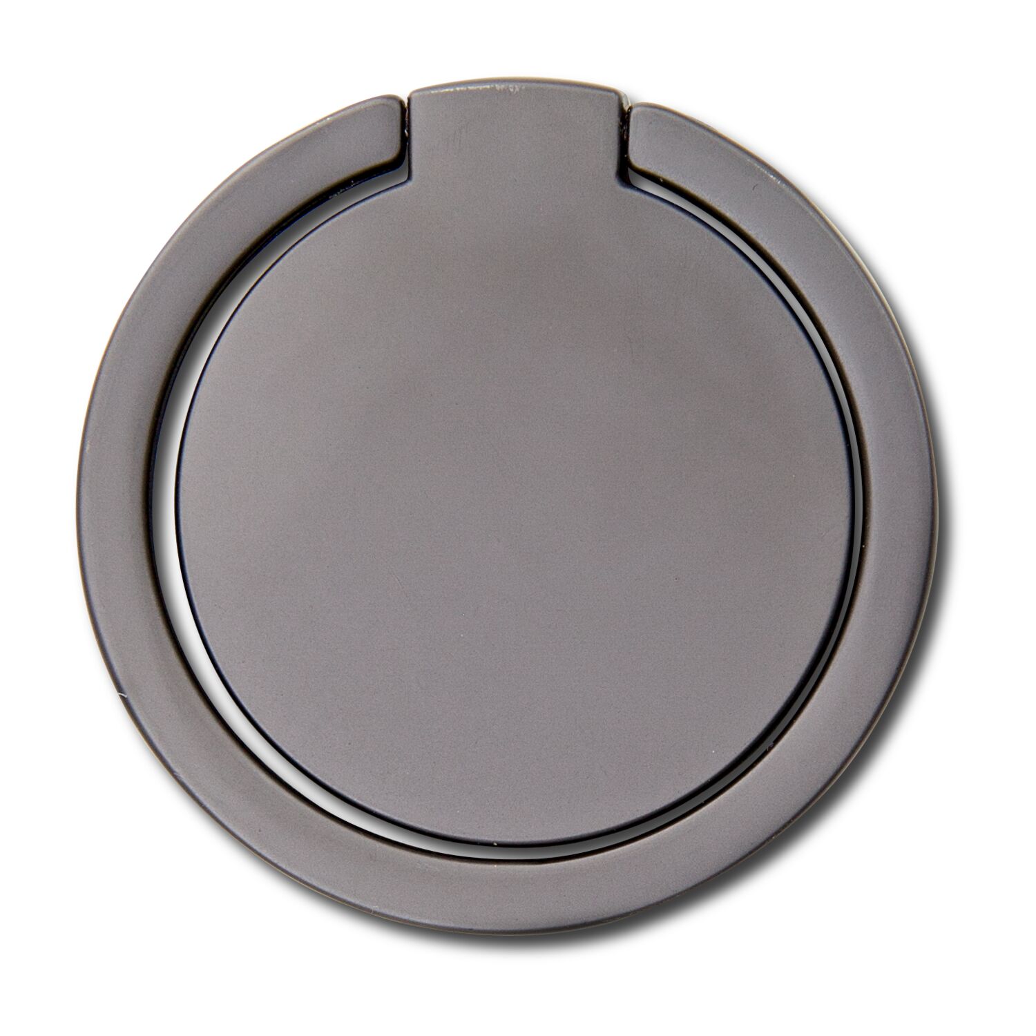 3in1 Handy Ring: Fingerhalterung, Ständer für Smartphones, Aufsatz für magnetische Autohalterung dank Metallkern (Metall)