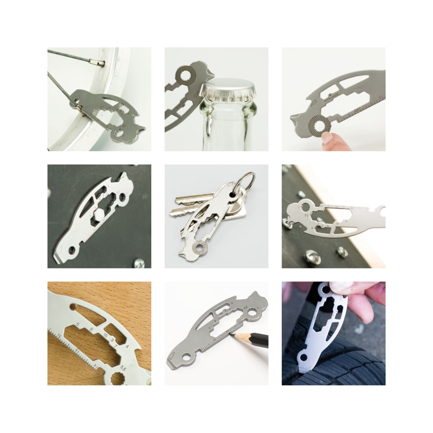 ROMINOX® Key Tool // Car - 18 Funktionen