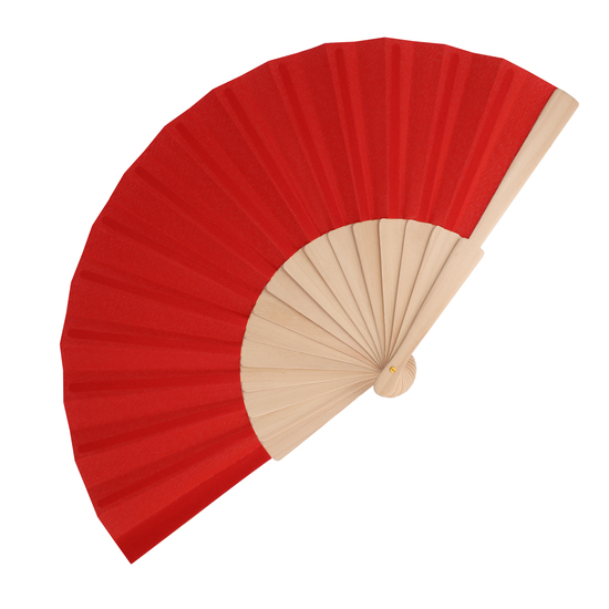 Fächer aus Holz mit R-PET