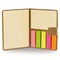 Notizbuch mit Haftnotizen