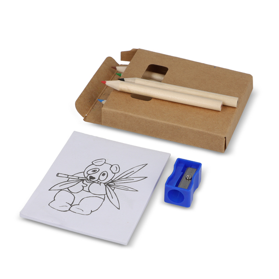 8-teiliges Malset in Kraftkarton