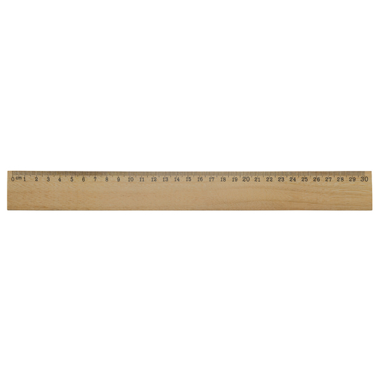 Holzlineal 30cm