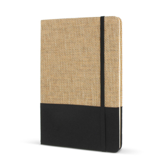 Notizbuch Jute R-PET GRS