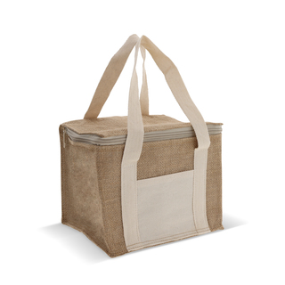 Kühltasche Jute / Baumwolle 22x18x18cm