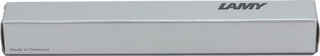 Kugelschreiber LAMY noto white-silver M-blau