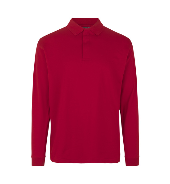 PRO Wear Langarm-Poloshirt | Druckknopf