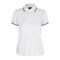 Kontrast Poloshirt | Stretch | Damen