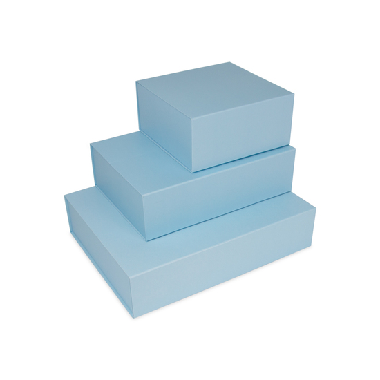 Luxus Magnetfaltkartonagen VPD137 23 x 23 x 11 cm hellblau