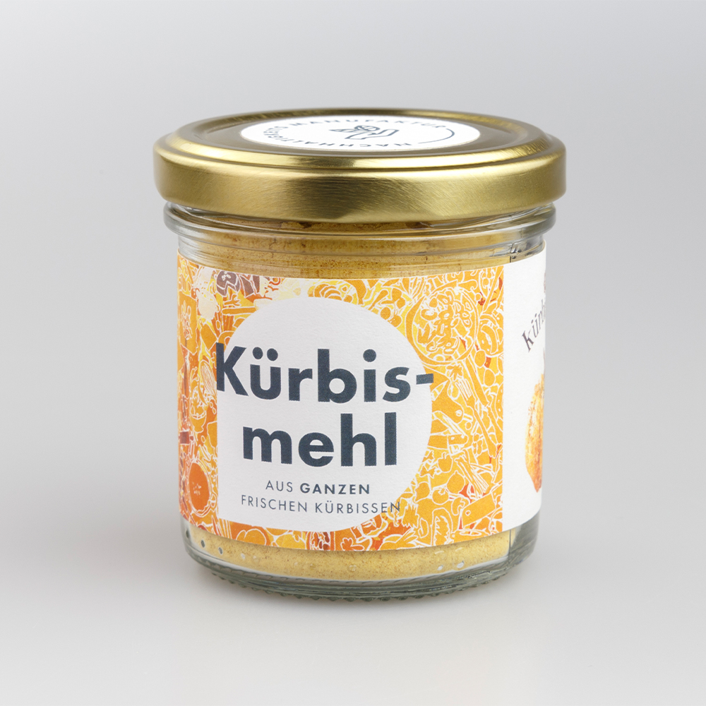 Kürbismehl 60 g im Glas