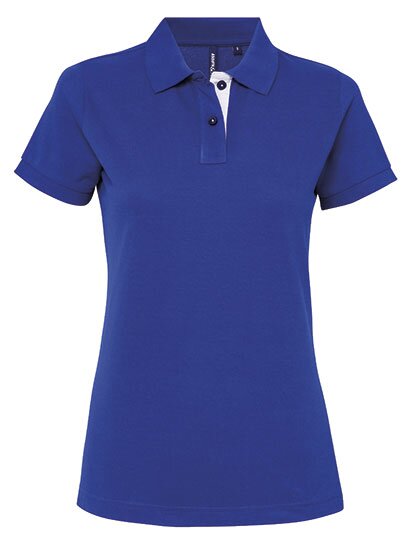 AQ022 Asquith & Fox Women´s Classic Fit Contrast Polo