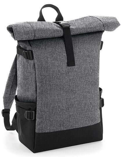 Block Roll-Top Backpack