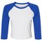 BL1200 Bella Women´s Micro Rib 3/4 Raglan Baby Tee