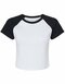 BL1201 Bella Women´s Micro Rib Raglan Baby Tee