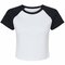 BL1201 Bella Women´s Micro Rib Raglan Baby Tee