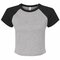 BL1201 Bella Women´s Micro Rib Raglan Baby Tee