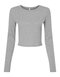 BL1501 Bella Women´s Micro Rib Long Sleeve Baby Tee