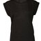 Women`s Flowy Muscle Tee with Rolled Cuff