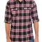 Woven Plaid Flannel Shirt