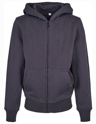 BY188 Kids´ Organic Basic Zip Hoody