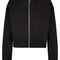 BY237 Ladies Short Oversized Zip Jacket