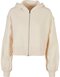 BY237 Ladies Short Oversized Zip Jacket