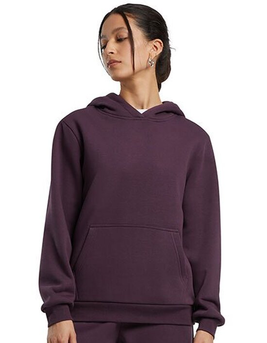 BY289 Build Your Brand Ladies Fluffy Hoody