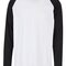 BYBB023 Men´s Contrast Raglan Longsleeve T-Shirt