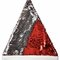 C4007 Christmas Hat / Nikolaus Mütze mit Pailletten