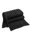 Cable Knit Melange Scarf