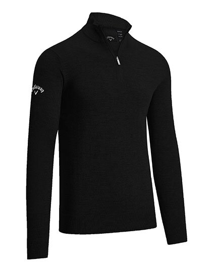 Men´s 1/4 Zipped Merino Sweater