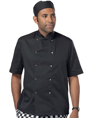 DL008S Short Sleeve Snap Stud Fastening Jacket