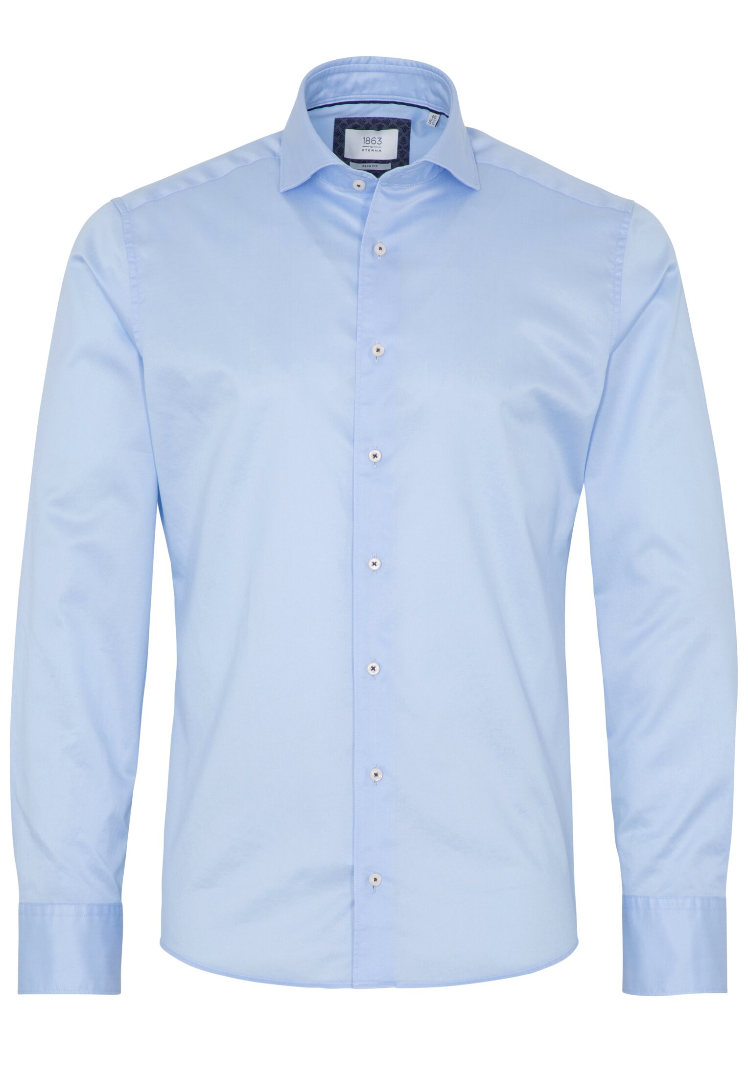 Eterna Hemd Soft Luxury Shirt Twill - Slim Fit - Ohne Brusttasche