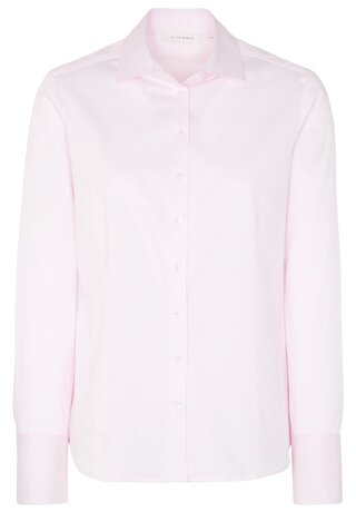 Eterna Bluse Satin Shirt- Tailliert - Ohne Brusttasche
