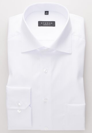 Eterna Hemd Cover Shirt Twill - Comfort Fit - mit Brusttasche