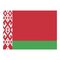 Fahne Weißrussland