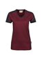 HAKRO Damen V-Shirt Contrast Mikralinar® NO. 190