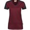 HAKRO Damen V-Shirt Contrast Mikralinar® NO. 190