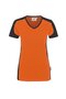 HAKRO Damen V-Shirt Contrast Mikralinar® NO. 190