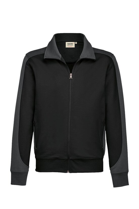 HAKRO Sweatjacke Contrast Mikralinar® NO. 477
