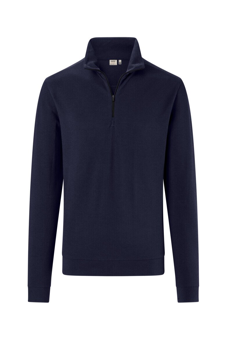 HAKRO Zip-Longsleeve Piqué MIKRALINAR® ECO NO. 535