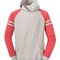 JZ97CR0 JERZEES Nublend® Varsity Colour-Block Hooded Sweatshirt